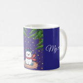 Muts IJsbeer Winter Koffiemok (Voorkant rechts)