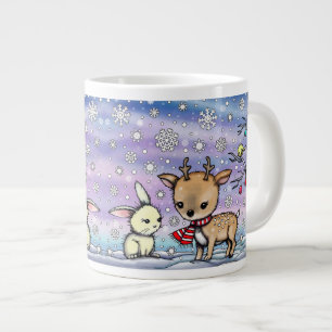 Muts Kabouter Konijn en Hert Kerstmok Grote Koffiekop