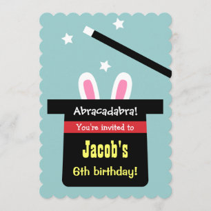 Muts Konijn Verjaardagsfeest Uitnodigingen Cute Ma