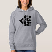 Muts met cute kat ontwerp hoodie (Voorkant)