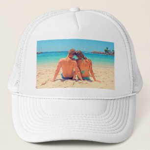 Muts met eigen foto persoonlijk cadeau trucker pet