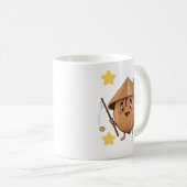 Muts met Kabouter en Visser Coconut Mok Cartoon (Voorkant rechts)