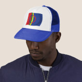 Muts met vlag van het Sami-volk Trucker Pet (In situ)