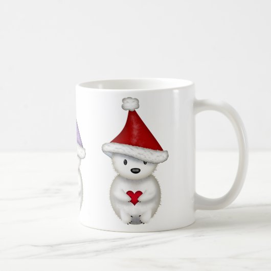 Muts Mopshonden Kerstmuts Koffiemok (Rechts)