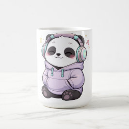 Muts Muts Panda Mok | Kawaii Koptelefoon Koffiekop