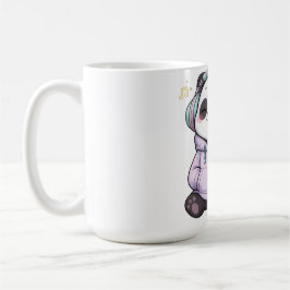 Muts Muts Panda Mok | Kawaii Koptelefoon Koffiekop