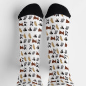 Muts sokken met schattige honden (Top)