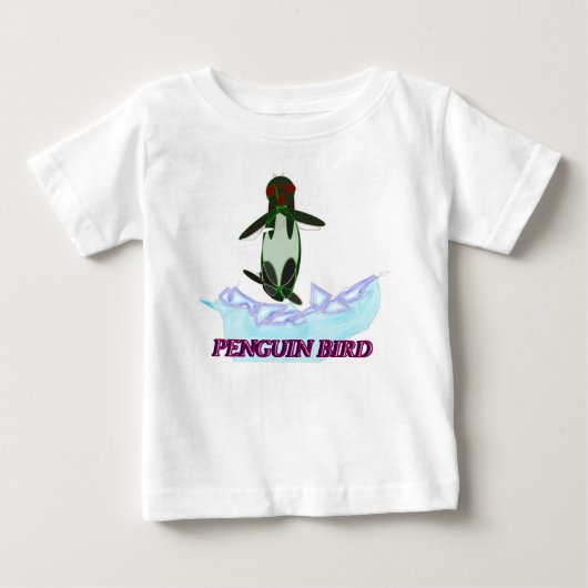 Muts T-shirt voor baby-pinguïn (Voorkant)