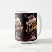 Muts van Kerstman & Typografie Koffiemok (Voorkant rechts)