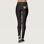 Muts van Kerstman & Typografie Leggings (Achterkant)