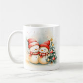 Muts voor een Kerstman Kerstmuts Wrap Koffiemok (Links)