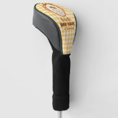 Muts voor golfbegroeiing met schattige bij golfheadcover (Schuin)