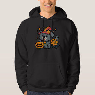 Muts voor heks met pompoen leuk Halloween oversize Hoodie