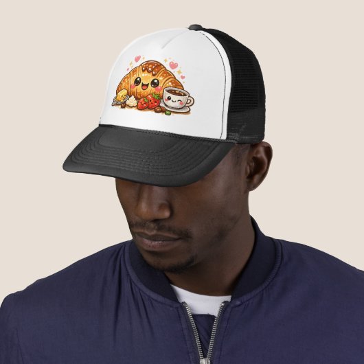 Muts voor lieve bakkerijliefhebbers trucker pet (In situ)