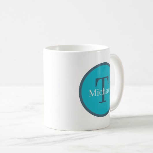 Muts winterbeer met monogram koffiemok (Voorkant rechts)