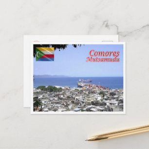Mutsamudu - Comoren - Panorama - Briefkaart