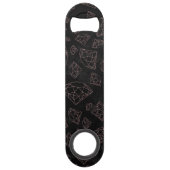 Mutsen roos goudglitter speed flessenopener (Voorkant)