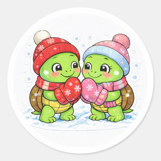 Mutsen Samen Ronde Sticker (Voorkant)
