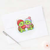 Mutsen Samen Ronde Sticker (Envelop)