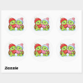 Mutsen Samen Ronde Sticker (Vel)
