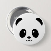 Mutsige Panda Knop Badge Speld Pandabeer Ronde Button 7,6 Cm (Voorkant /achterkant)