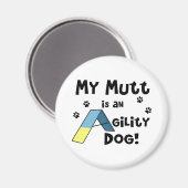 Mutt Agility Dog Magneet (Voorkant / Achterkant)