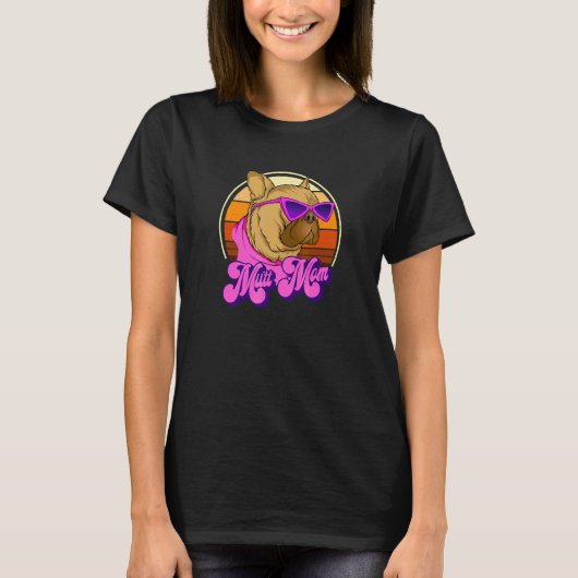 Mutt Moeder  Leuke Hond  9 T-shirt (Voorkant)