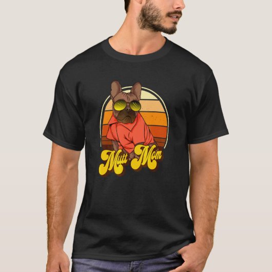 Mutt Moeder Leukste Hond T-shirt (Voorkant)