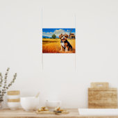 Mutt op de vlucht poster (Keuken)