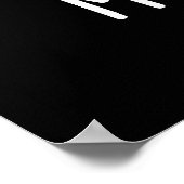 Mutt-scles Funny Animal Dog Pun Dark BG Poster (Hoek)