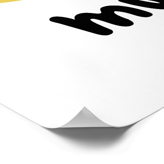 Mutt-stard Funny Doggy Mustard Pun Poster (Hoek)