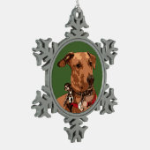 MUTT TIN SNEEUWVLOK ORNAMENT (Links)