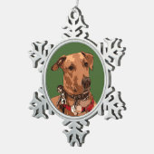 MUTT TIN SNEEUWVLOK ORNAMENT (Rechts)