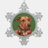 MUTT TIN SNEEUWVLOK ORNAMENT (Voorkant)