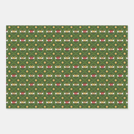 Muttcracker Christmas - Dog Nutcrackers Inpakpapier Vel (Voorkant 3)