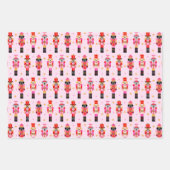Muttcracker Christmas - Pink Dog Nutcrackers Inpakpapier Vel (Voorkant)