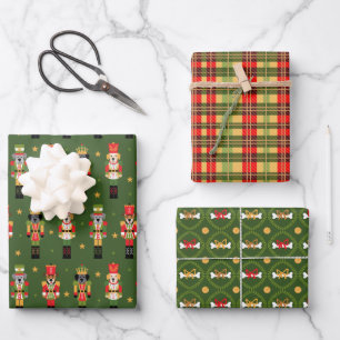 Muttcracker Kerstmis - Hond Notenkrakers Inpakpapier Vel