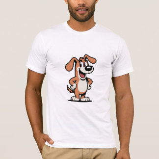 Muttley Verlegen Lach Cartoon Hond T-shirt