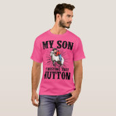 Mutton Buster Equipment Rodeo Bull Riding Mutton B T-shirt (Voorkant volledig)