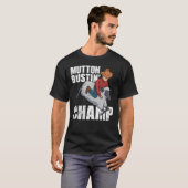 Mutton Bustin' Champ Rodeo State Fair Kids T-shirt (Voorkant volledig)