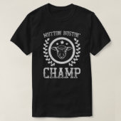 Mutton Bustin Champ Rodeo T-shirt (Design voorkant)