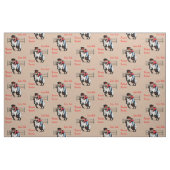 Mutton Bustin' Cowboy Rodeo Print Fabric Stof (Fat Quarter)