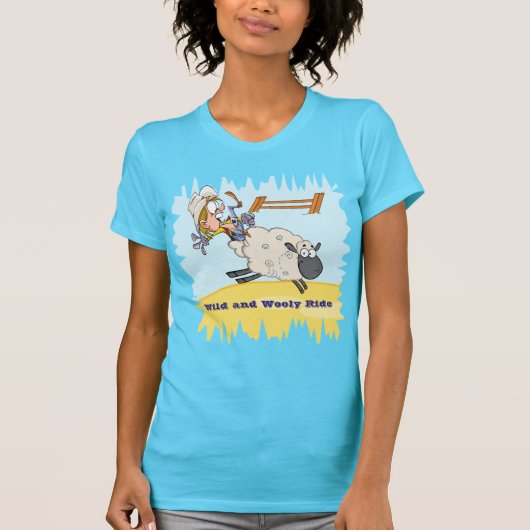 Mutton Bustin Rodeo T-shirt volwassen maat (Voorkant)