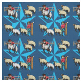 Mutton Bustin Rodeo Westerne verbinding Stof (Swatch)