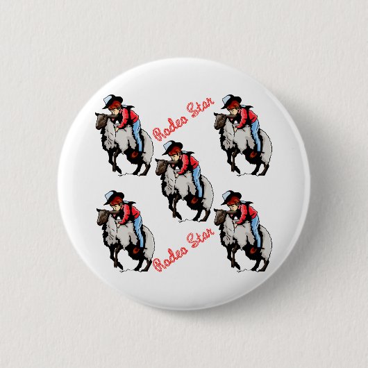 Mutton Busting Button Westerne Party Favors (Voorkant)