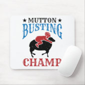 Mutton Busting Champ Sheep Riding Muismat (Met muis)