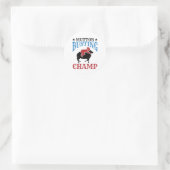 Mutton Busting Champ Sheep Riding Ronde Sticker (Tas)