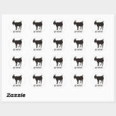 Mutton Ronde Sticker (Vel)
