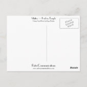 Muttra ~ Krishna Temple Briefkaart (Achterkant)