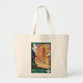 Muttra ~ Krishna Temple Grote Tote Bag (Voorkant)